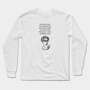 Stoicism Quote Long Sleeve T-Shirt